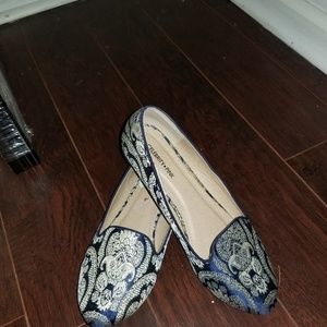 Blue and Gold Flats